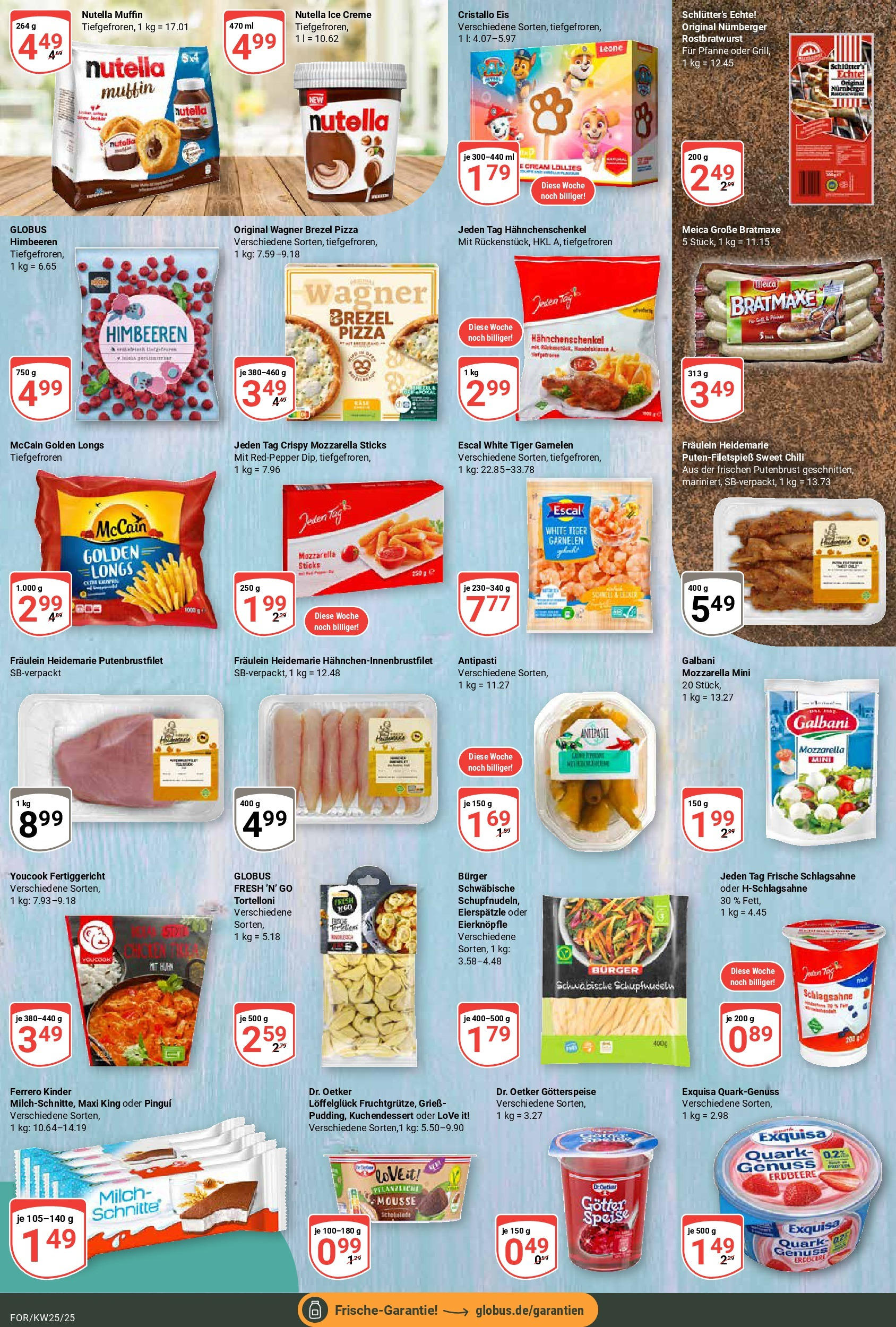 Globus prospekt Forchheim	 (ab 15.06.2025) » Angebote online | Seite: 10 | Produkte: Himbeeren, Mozzarella, Pasta, Pizza