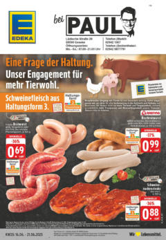 Edeka prospekt Geseke	 gültig ab dem 15.06.2025