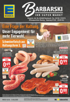 Vorschau von dem Prospekt des Geschäftes Edeka, gültig ab dem 15.06.2025