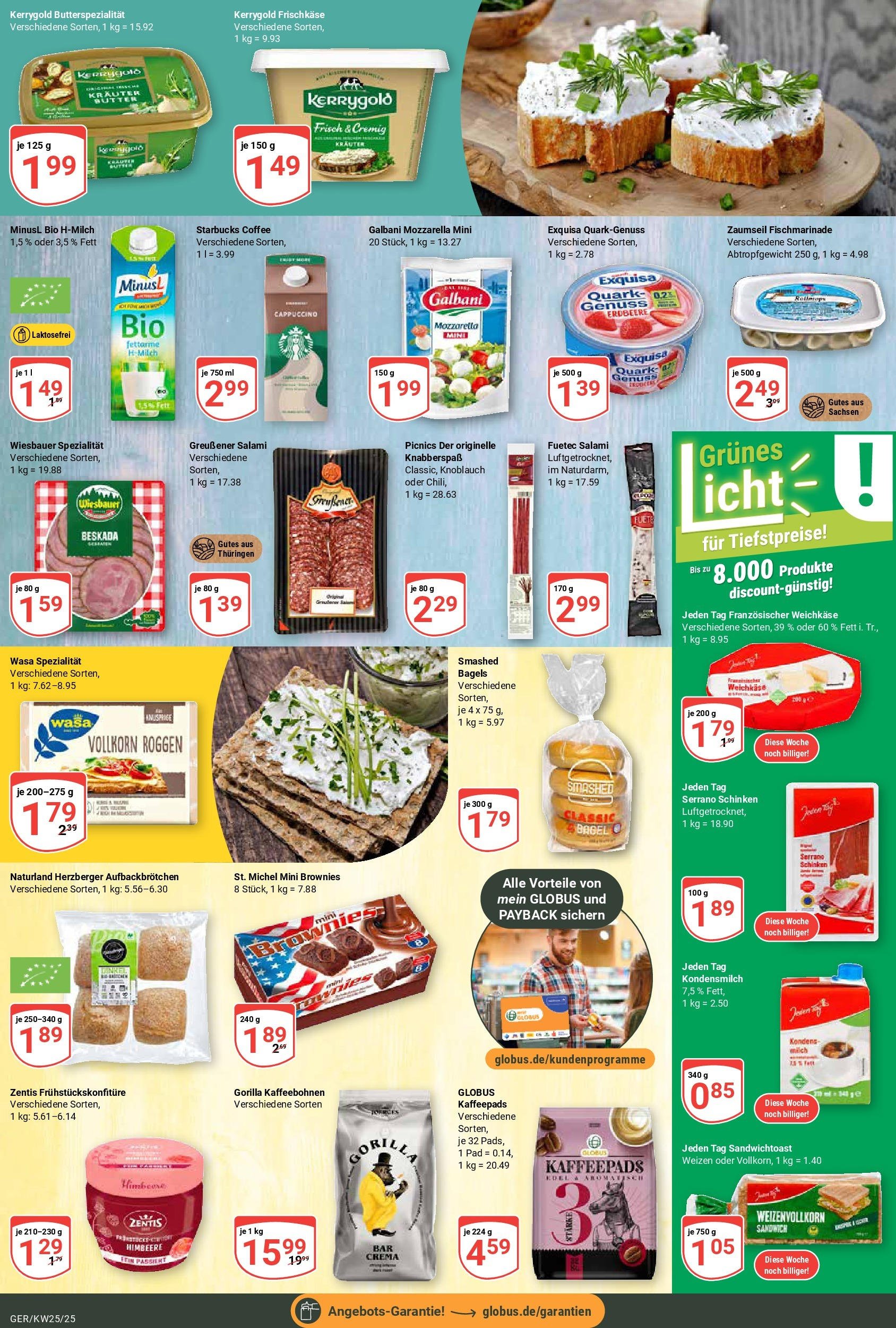 Globus prospekt Gera	 (ab 15.06.2025) » Angebote online | Seite: 14 | Produkte: Kaffeepads, Mozzarella, Chili, Salami
