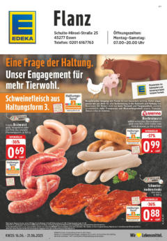 Edeka prospekt Essen	 gültig ab dem 15.06.2025