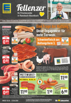 Vorschau von dem Prospekt des Geschäftes Edeka, gültig ab dem 15.06.2025