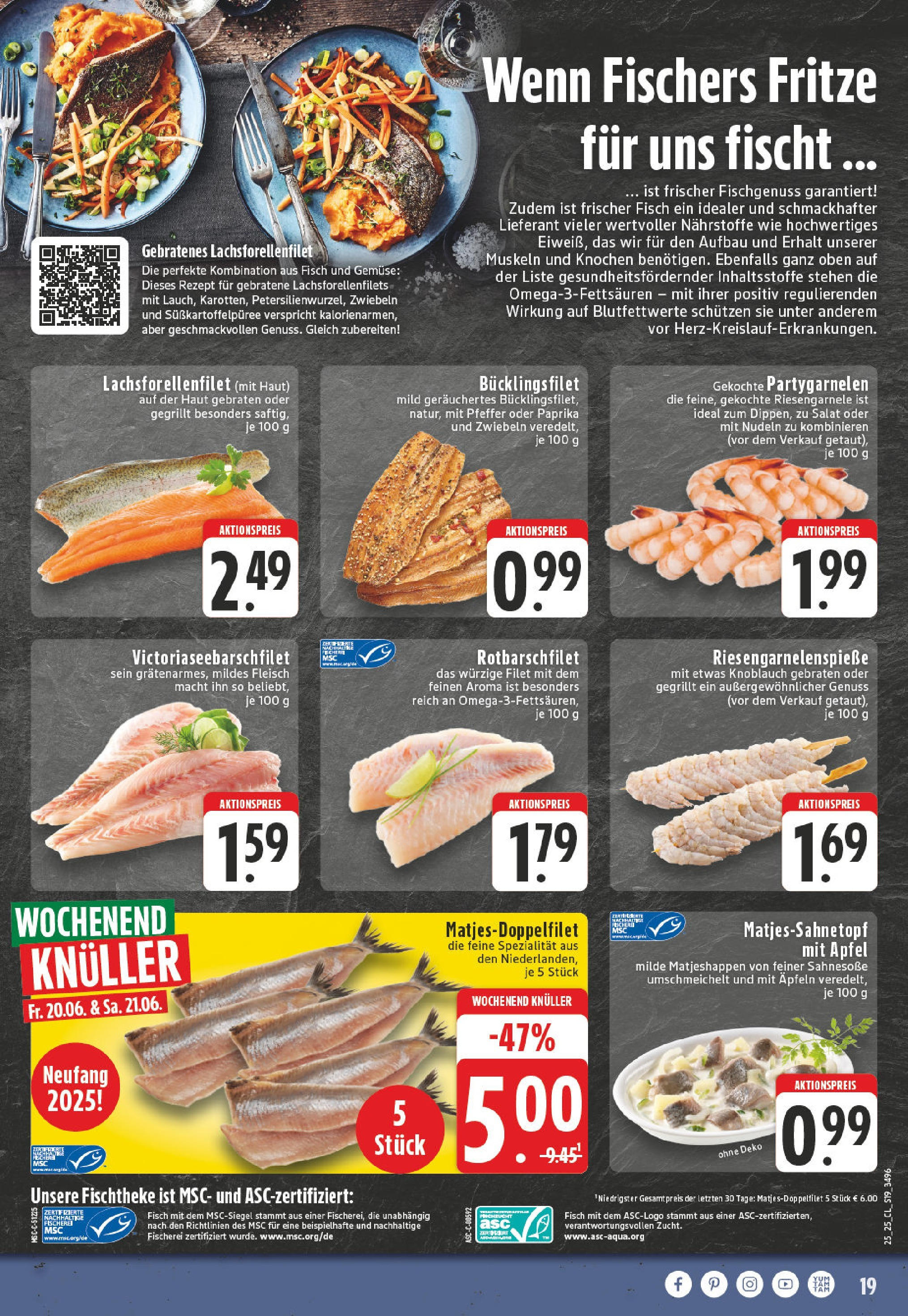 Edeka prospekt Essen	 (ab 15.06.2025) » Angebote Online | Seite: 19 | Produkte: Apple, Paprika, Knoblauch, Nudeln