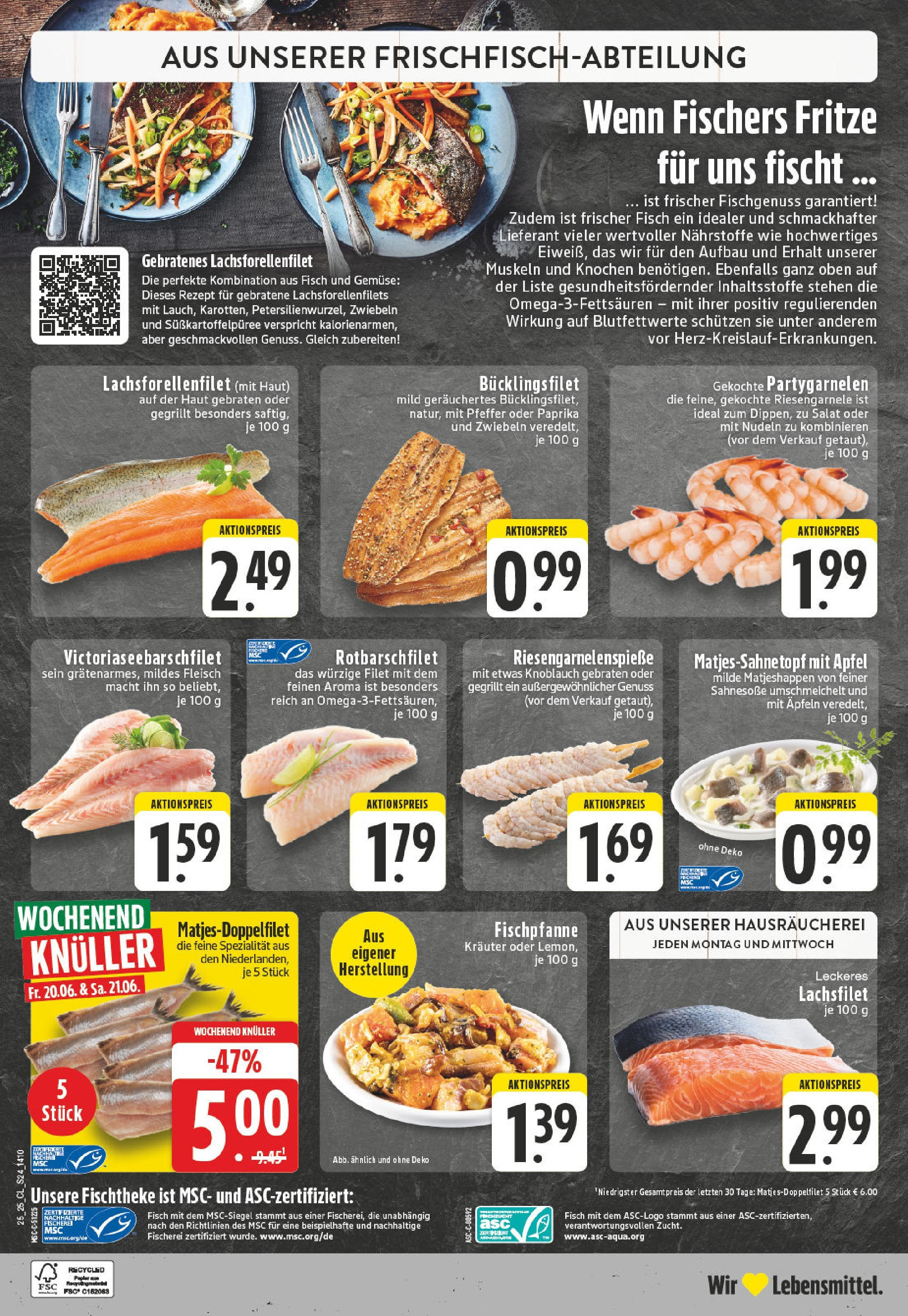Edeka prospekt Ransbach-Baumbach	 (ab 15.06.2025) » Angebote Online | Seite: 24 | Produkte: Äpfel, Gemüse, Nudeln, Salat