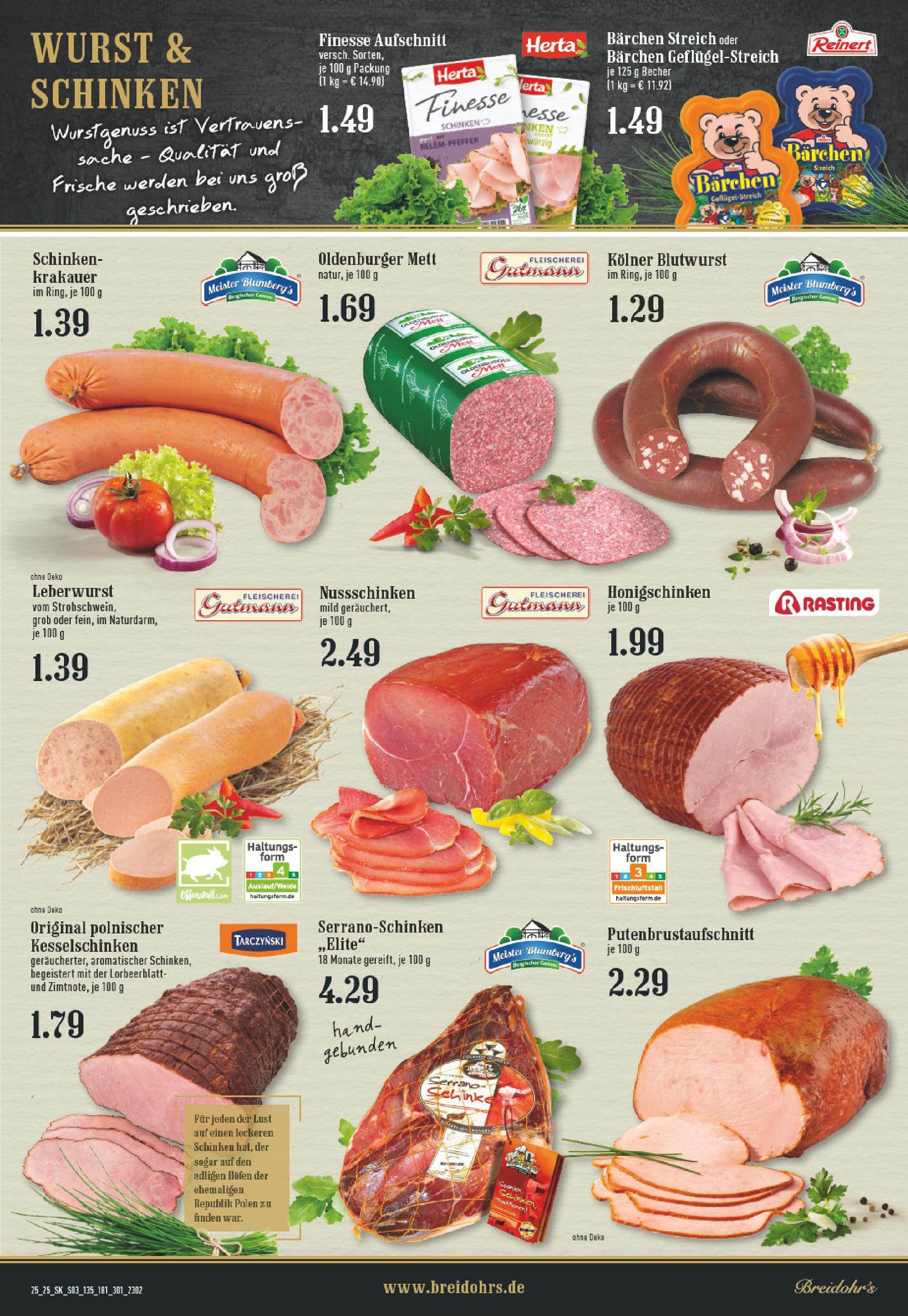 Edeka prospekt Rösrath	 (ab 15.06.2025) » Angebote Online | Seite: 3 | Produkte: Wurst, Schinken
