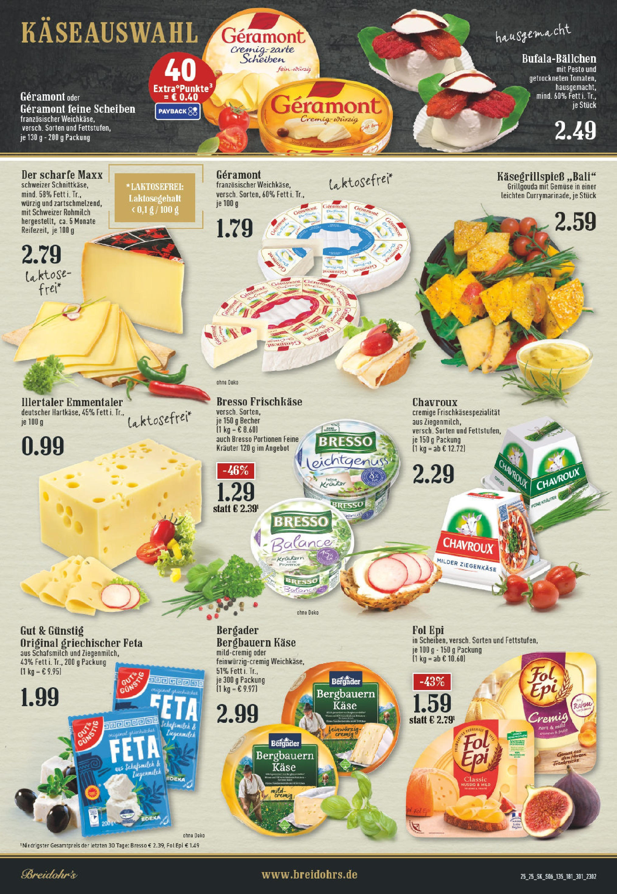 Edeka prospekt Rösrath	 (ab 15.06.2025) » Angebote Online | Seite: 6 | Produkte: Feta, Bresso, Gemüse, Frischkase