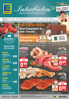 Vorschau von dem Prospekt des Geschäftes Edeka, gültig ab dem 15.06.2025