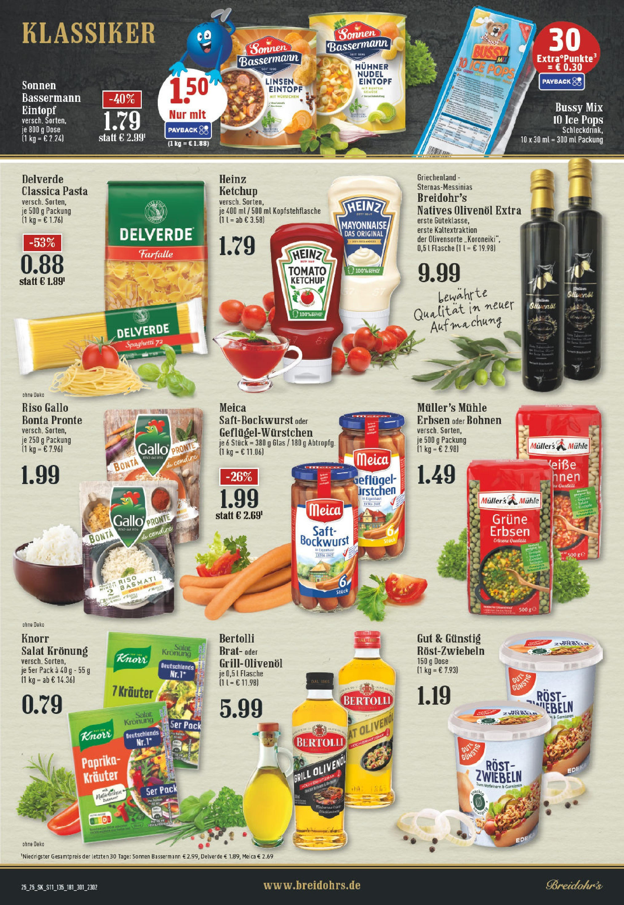 Edeka prospekt Rösrath	 (ab 15.06.2025) » Angebote Online | Seite: 11 | Produkte: Olivenol, Meica, Pasta, Saft