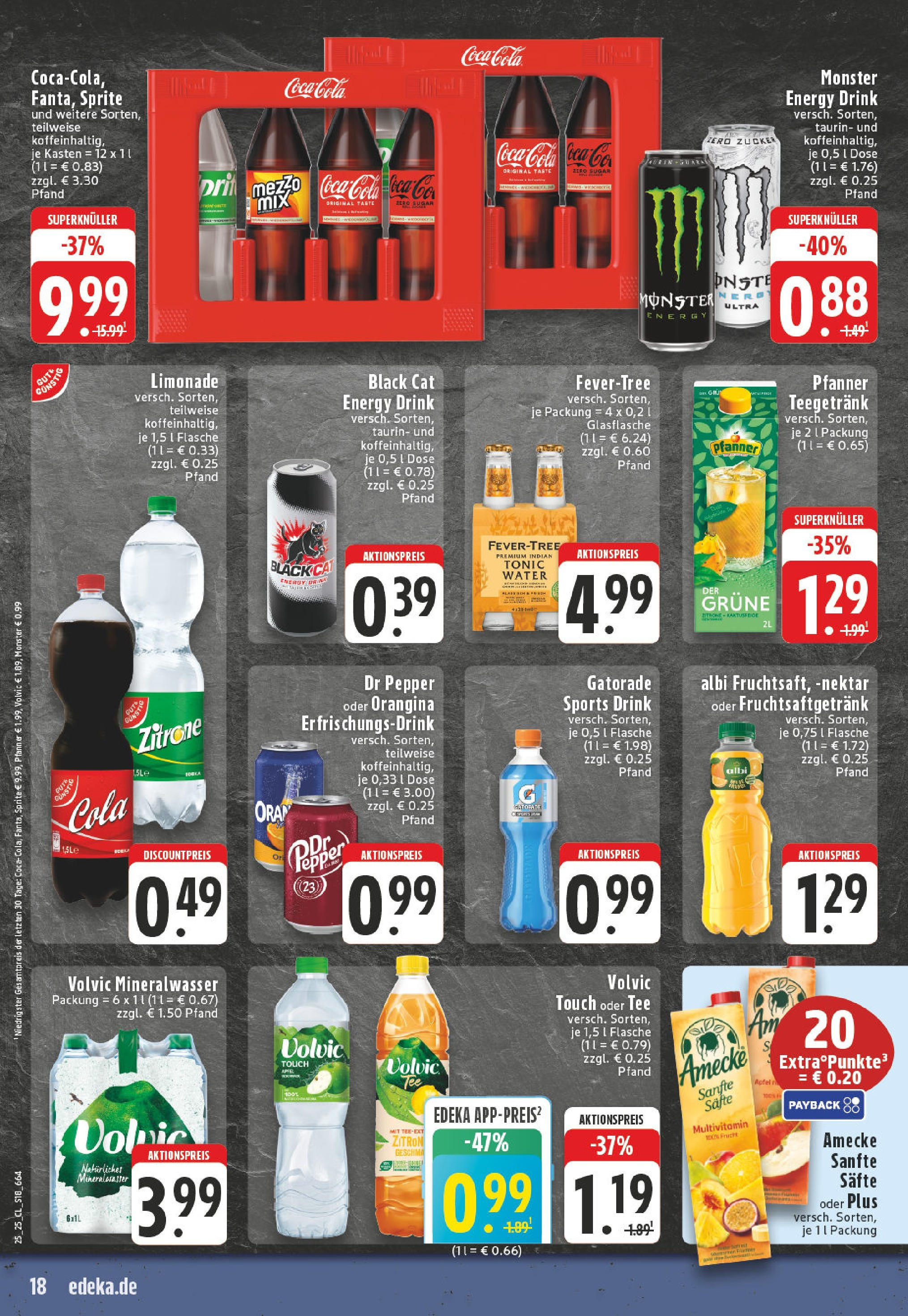 Edeka prospekt Hennef - Uckerath	 (ab 15.06.2025) » Angebote Online | Seite: 18 | Produkte: Sprite, Cola, Limonade, Zucker