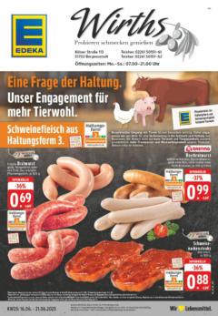 Vorschau von dem Prospekt des Geschäftes Edeka, gültig ab dem 15.06.2025
