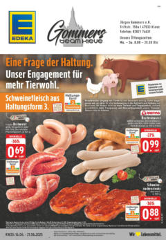 Edeka prospekt Kleve	 gültig ab dem 15.06.2025