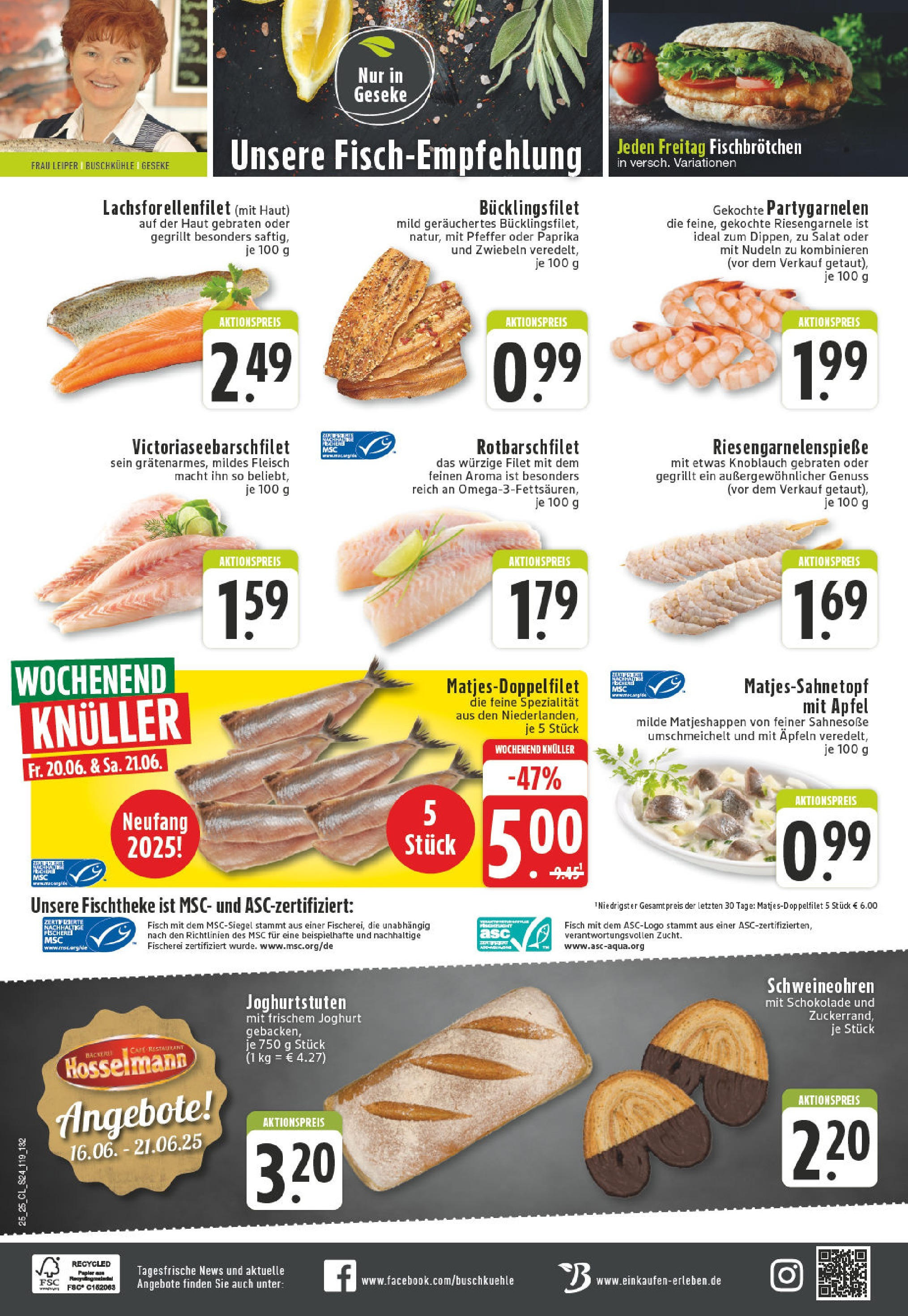 Edeka prospekt Geseke	 (ab 15.06.2025) » Angebote Online | Seite: 24 | Produkte: Schokolade, Fisch, Pfeffer, Fleisch