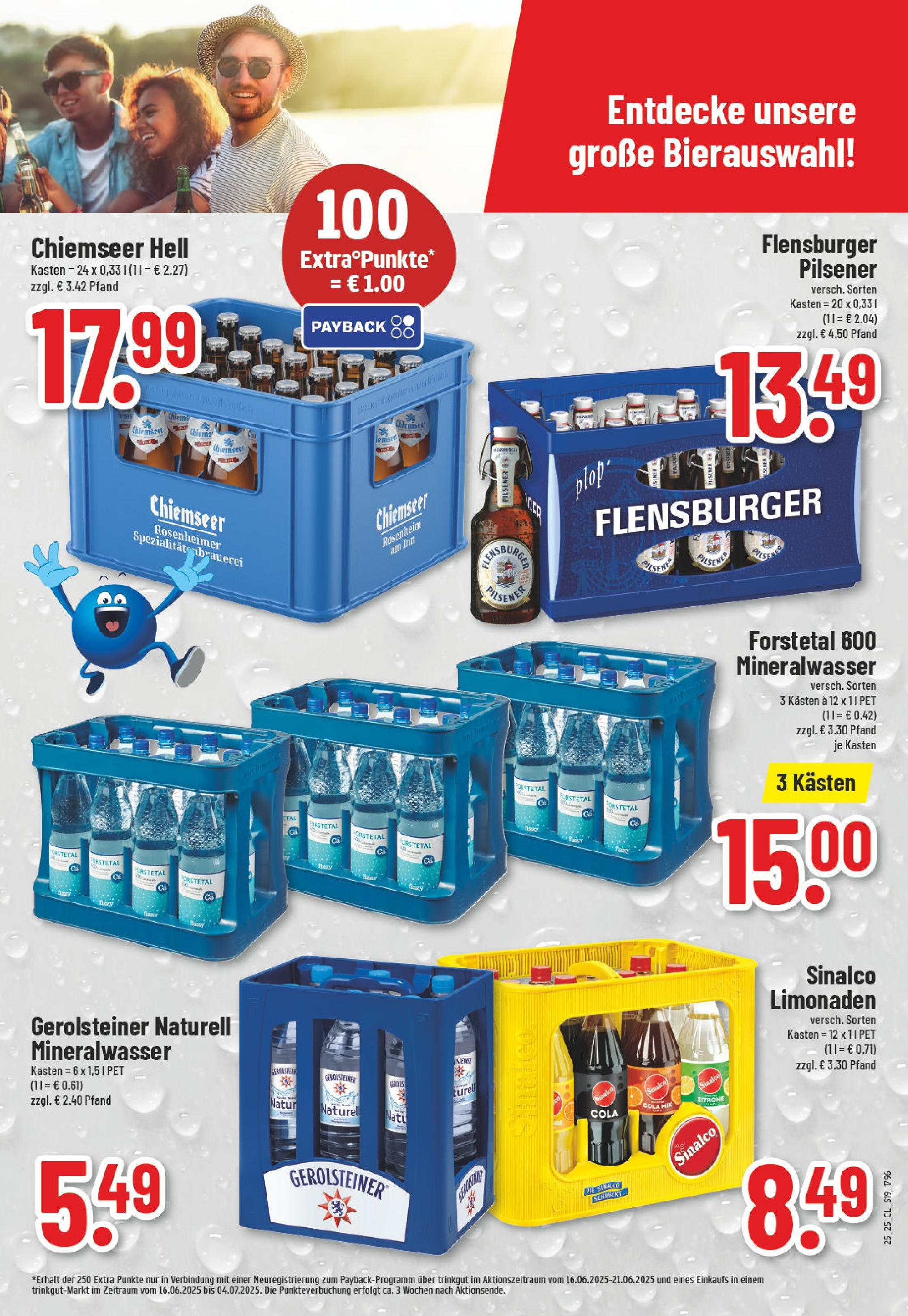 Edeka prospekt Verl	 (ab 15.06.2025) » Angebote Online | Seite: 19 | Produkte: Sinalco, Cola, Mineralwasser, Zitrone