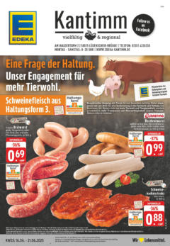 Vorschau von dem Prospekt des Geschäftes Edeka, gültig ab dem 15.06.2025