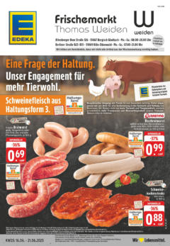 Vorschau von dem Prospekt des Geschäftes Edeka, gültig ab dem 15.06.2025