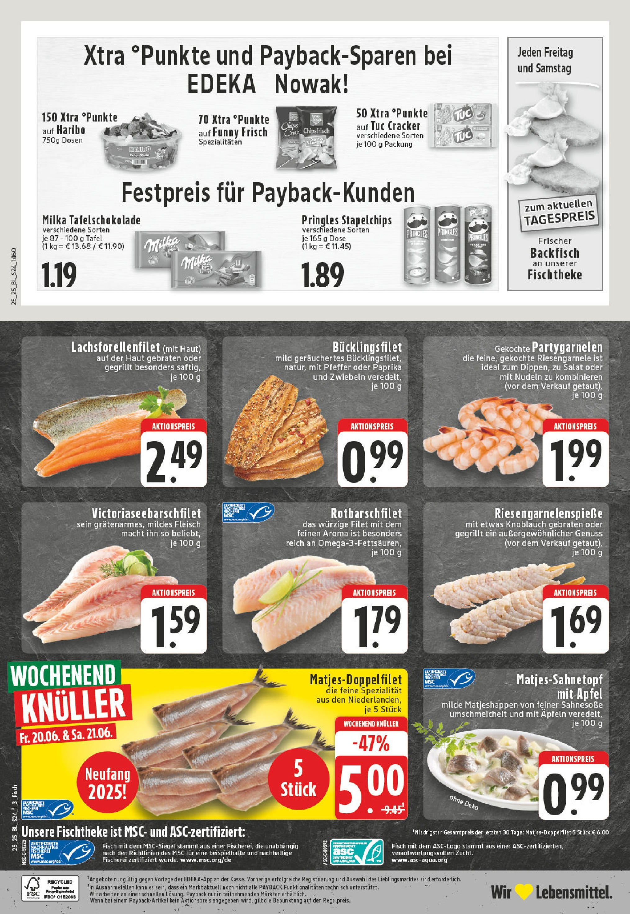 Edeka prospekt Iserlohn-Letmathe	 (ab 15.06.2025) » Angebote Online | Seite: 24 | Produkte: Apple, Fisch, Knoblauch, Fleisch