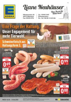 Vorschau von dem Prospekt des Geschäftes Edeka, gültig ab dem 15.06.2025