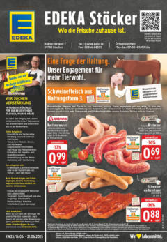 Vorschau von dem Prospekt des Geschäftes Edeka, gültig ab dem 15.06.2025