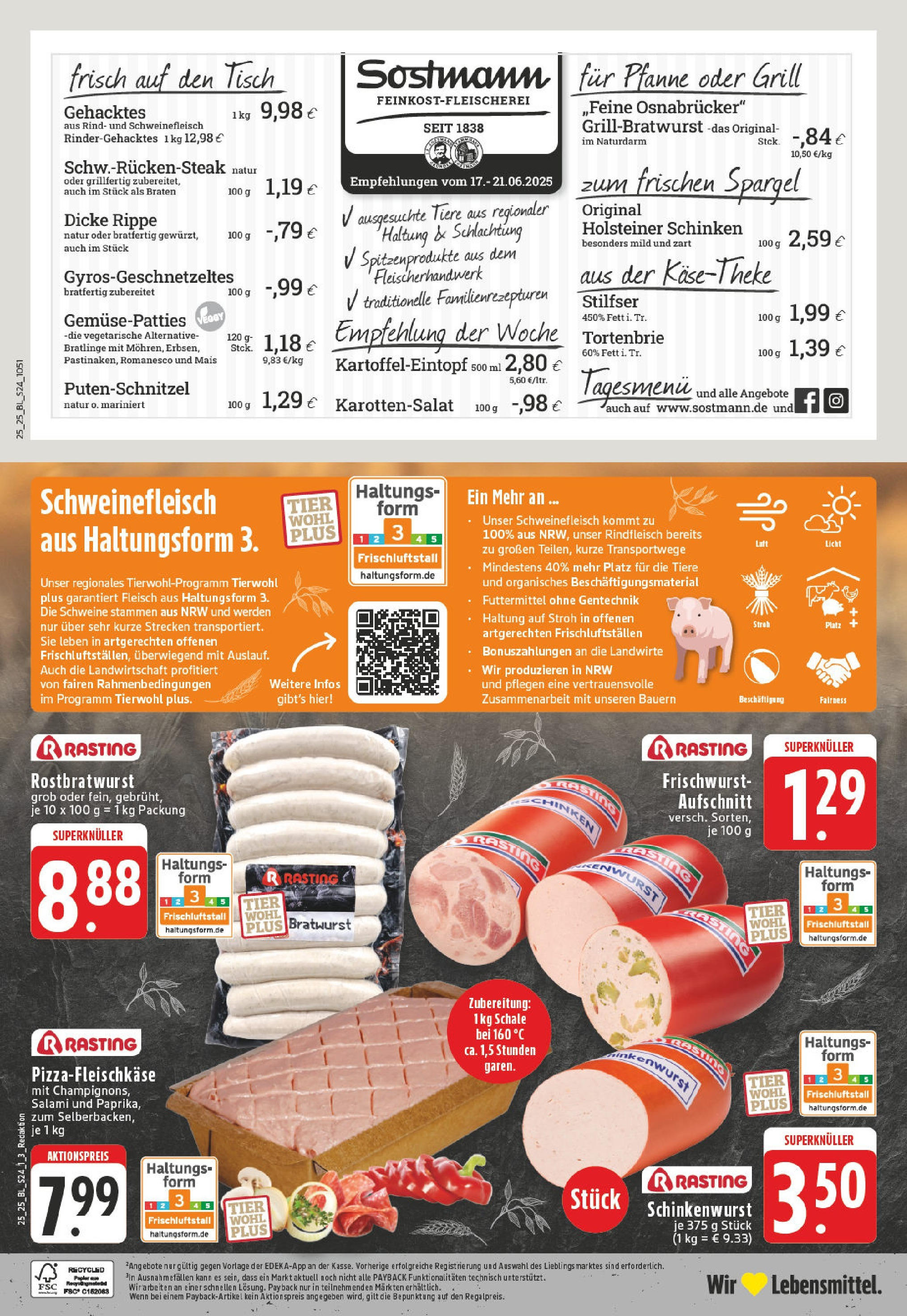 Edeka prospekt Lienen	 (ab 15.06.2025) » Angebote Online | Seite: 24 | Produkte: Grill, Salami, Steak, Fleisch