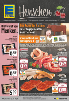 Vorschau von dem Prospekt des Geschäftes Edeka, gültig ab dem 15.06.2025