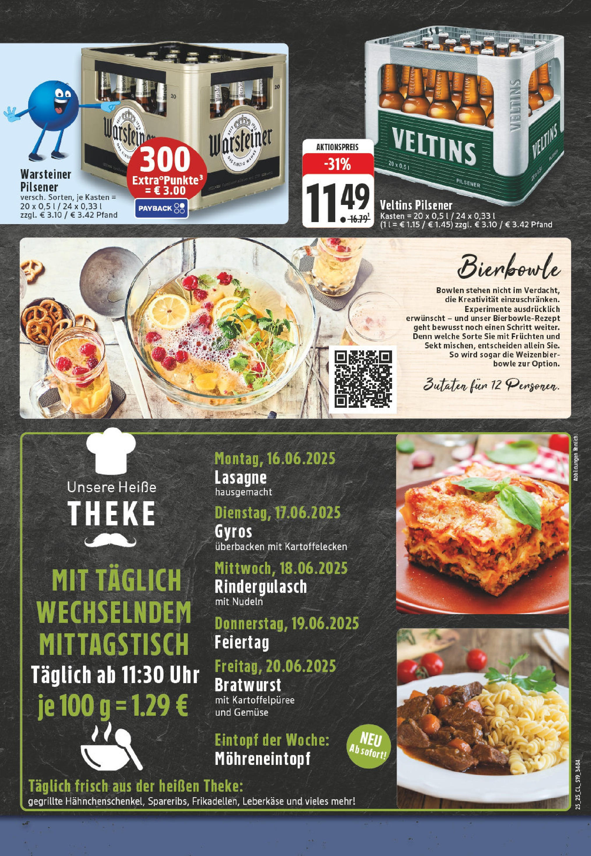 Edeka prospekt Hamm	 (ab 15.06.2025) » Angebote Online | Seite: 19 | Produkte: Bier, Sekt, Bratwurst, Warsteiner