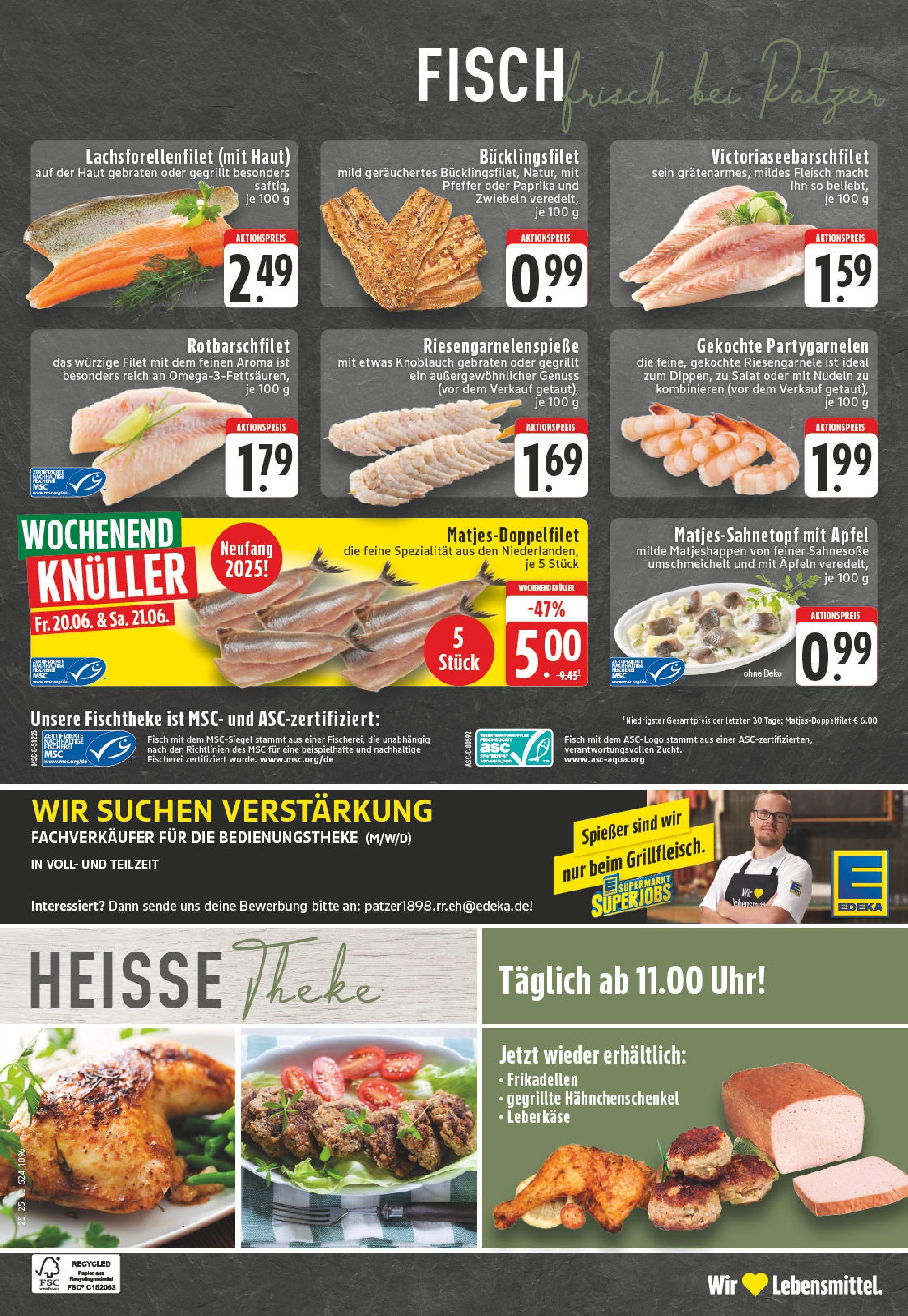 Edeka prospekt Lünen	 (ab 15.06.2025) » Angebote Online | Seite: 24 | Produkte: Theke, Äpfel, Knoblauch, Salat