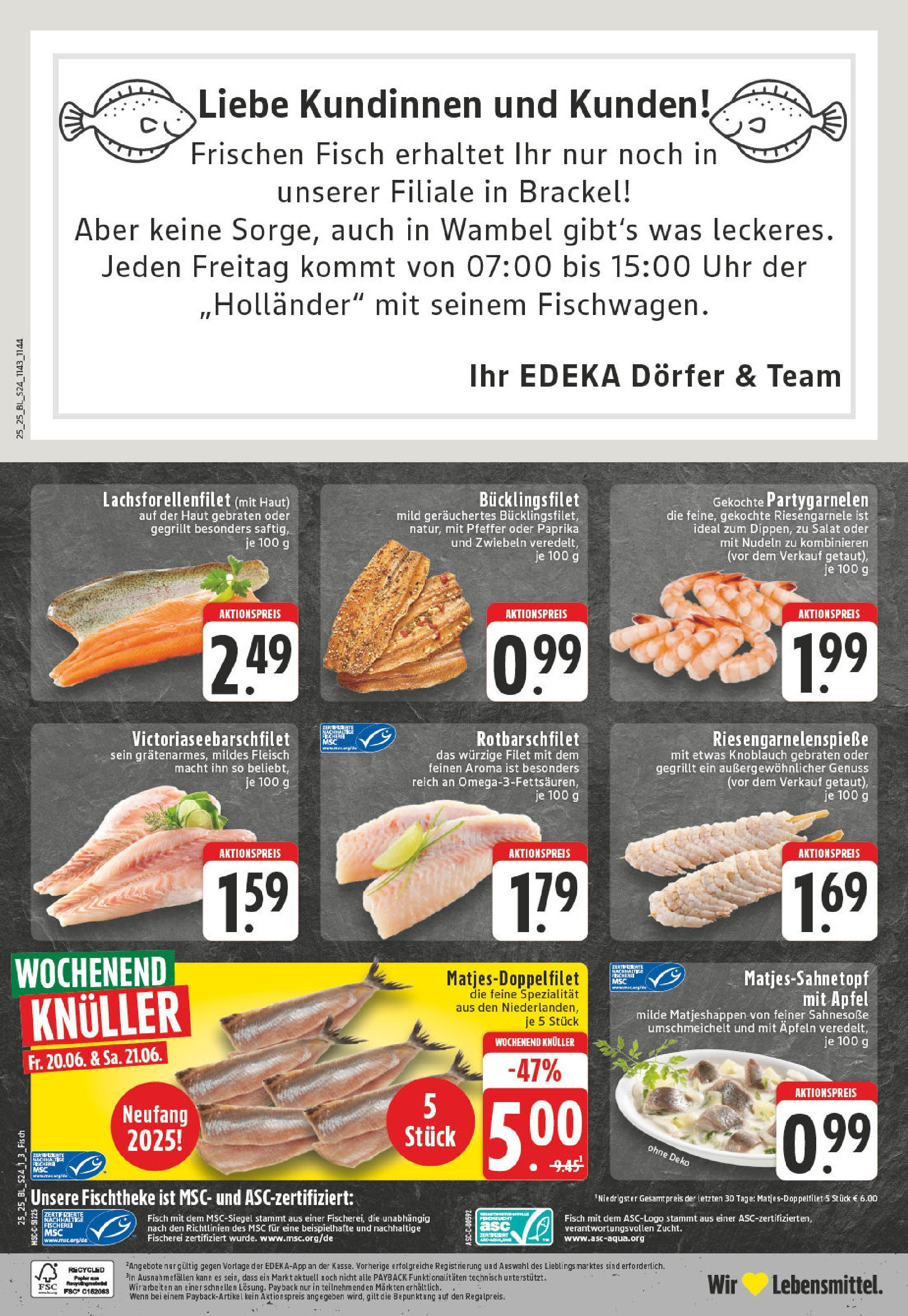 Edeka prospekt Dortmund-Brackel	 (ab 15.06.2025) » Angebote Online | Seite: 24 | Produkte: Äpfel, Paprika, Pfeffer, Nudeln