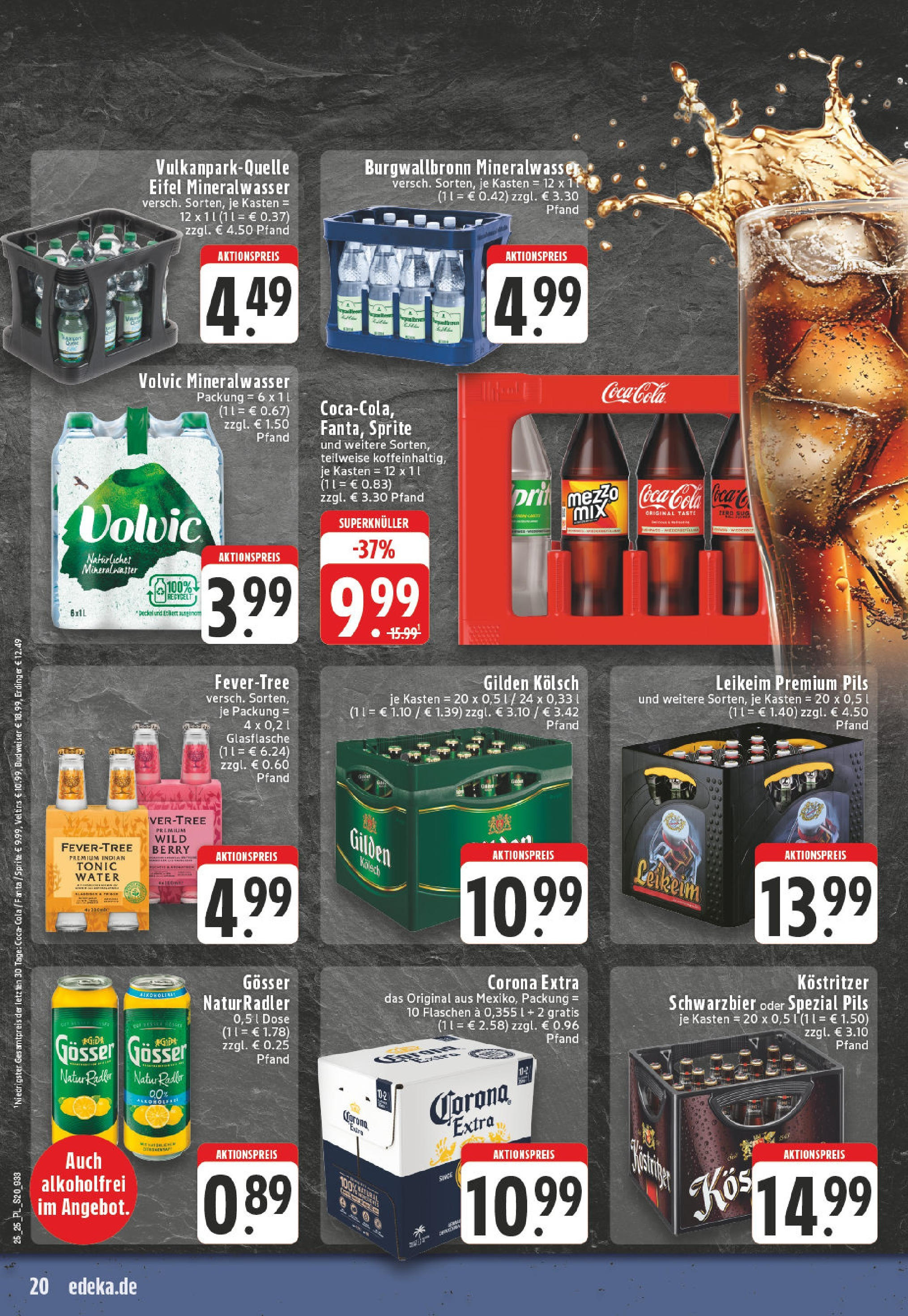 Edeka prospekt Eschweiler-Dürwiß	 (ab 15.06.2025) » Angebote Online | Seite: 20 | Produkte: Mixer, Fanta, Pils, Mineralwasser