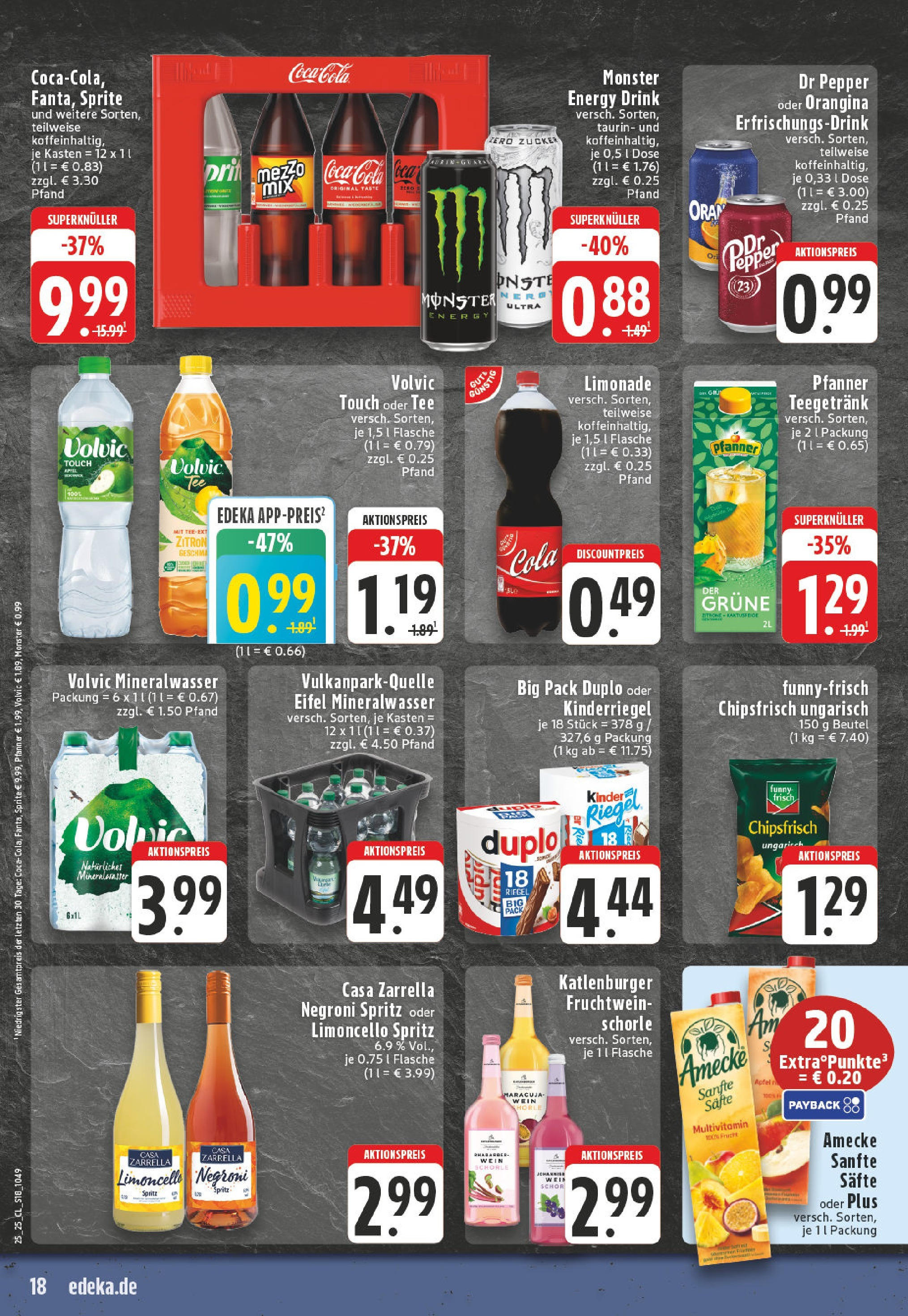 Edeka prospekt Kempenich	 (ab 15.06.2025) » Angebote Online | Seite: 18 | Produkte: Zucker, Zitrone, Limoncello, Tee