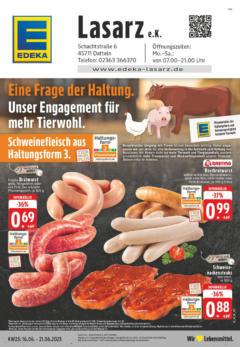 Vorschau von dem Prospekt des Geschäftes Edeka, gültig ab dem 15.06.2025