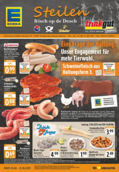 Vorschau von dem Prospekt des Geschäftes Edeka, gültig ab dem 15.06.2025