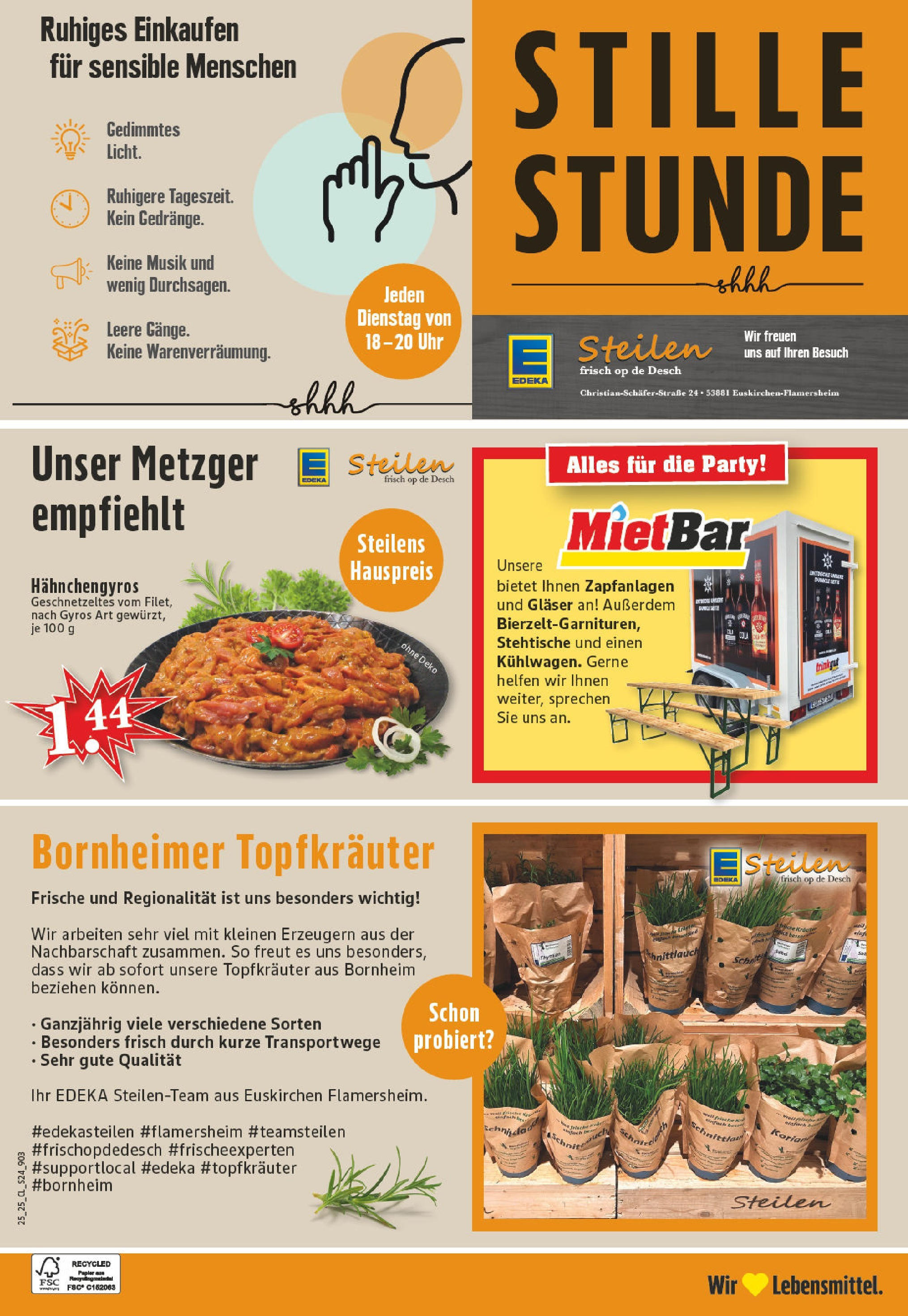 Edeka prospekt Euskirchen	 (ab 15.06.2025) » Angebote Online | Seite: 24 | Produkte: Gyros, Uhr