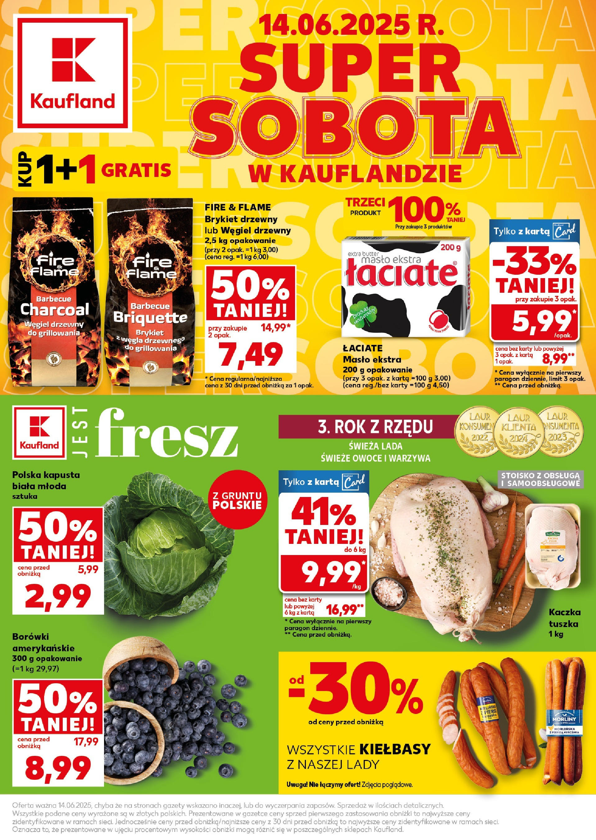 KAUFLAND gazetka promocyjna 14.06.2025 - Promocje - Numer strony 1