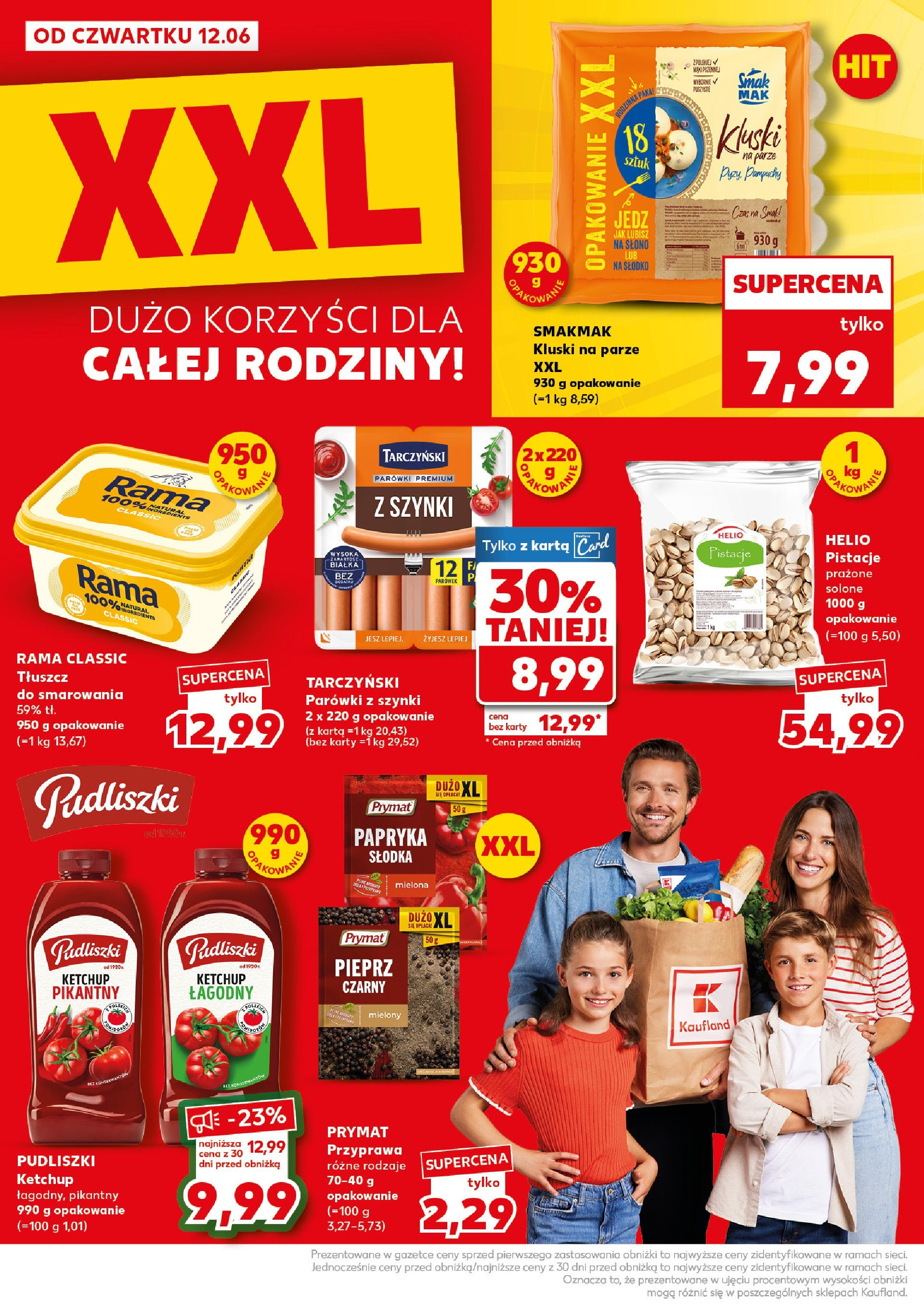 Kaufland gazetka - Super Sobota od 14.06.2025 - od jutra PDF | Strona: 8 | Produkty: Parówki z szynki, Kluski na parze, Papryka, Pampuchy