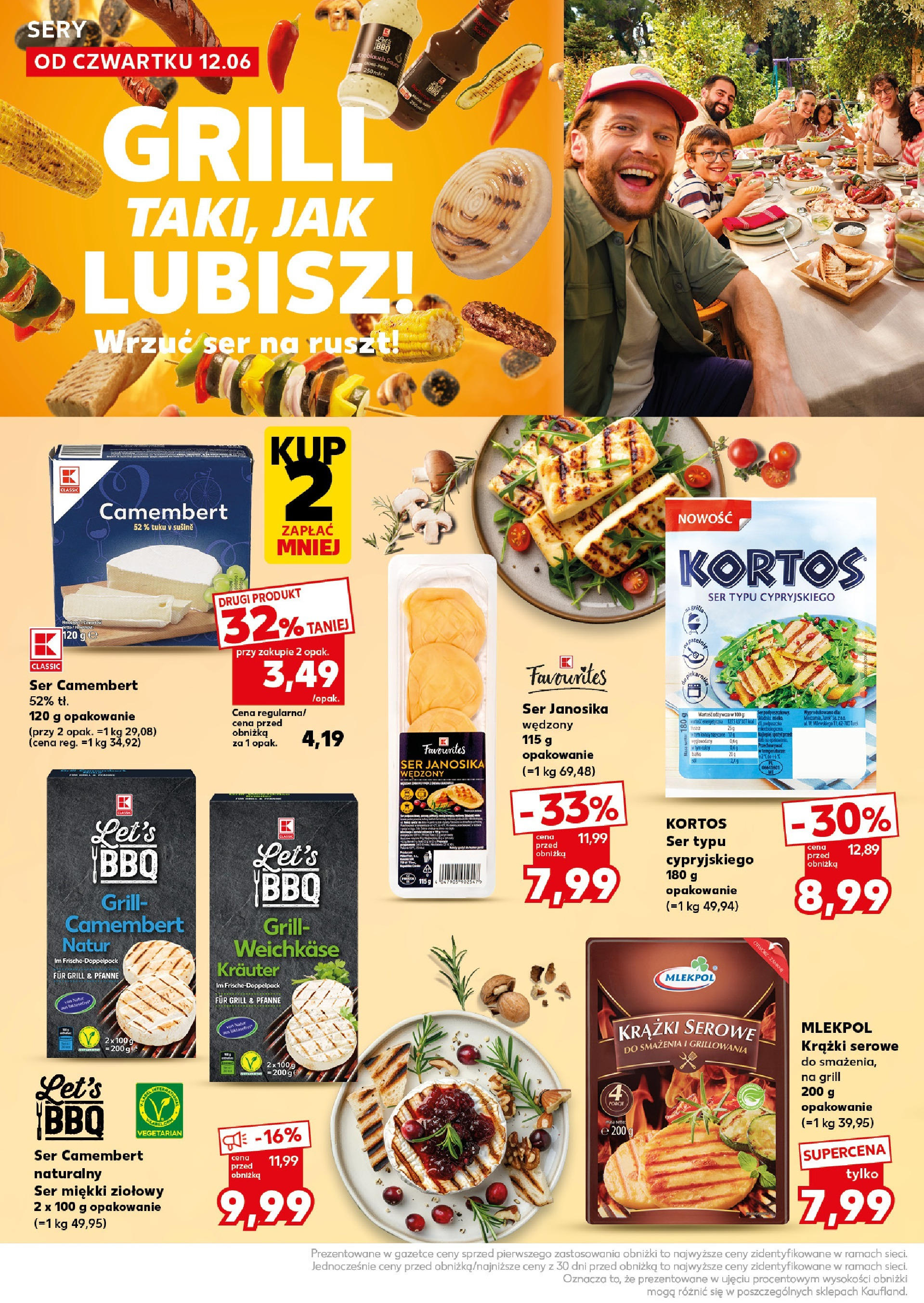 Kaufland gazetka - Super Sobota od 14.06.2025 - od jutra PDF | Strona: 18 | Produkty: Grill, Ruszt, Camembert, Sery