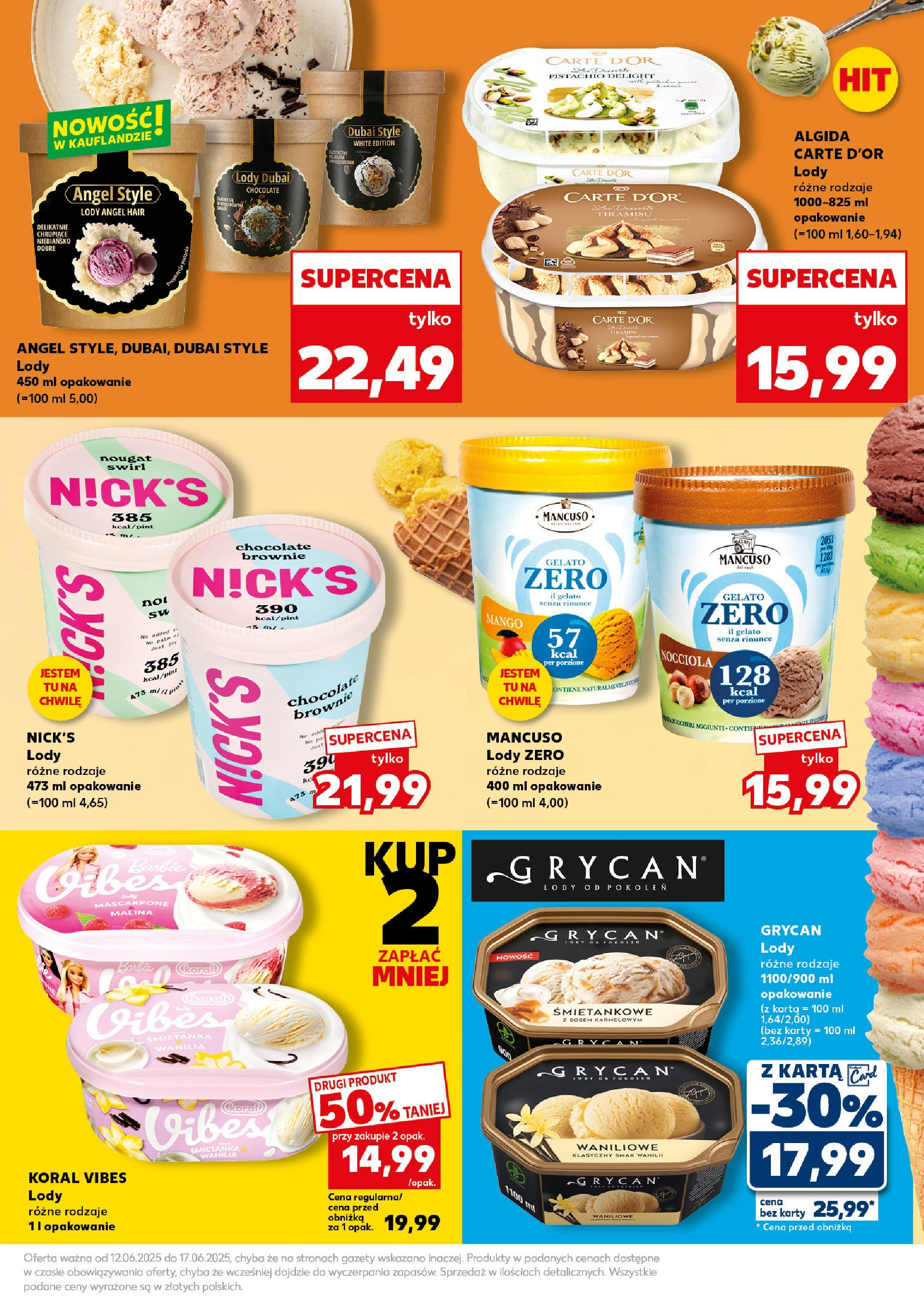Kaufland gazetka - Super Sobota od 14.06.2025 - od jutra PDF | Strona: 21 | Produkty: Mango, Barbie, Brownie, Lody