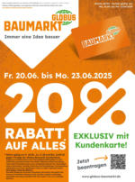 Globus Baumarkt Globus Baumarkt: Wochenangebote - ab 16.06.2025