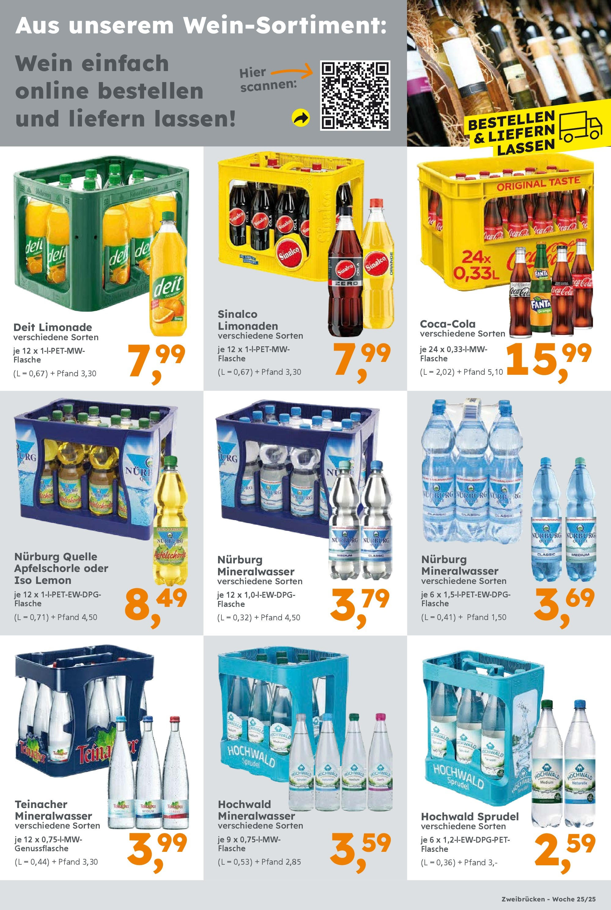 Globus Baumarkt prospekt Zweibrücken	 (ab 15.06.2025) zum Blättern | Seite: 5 | Produkte: Sinalco, Fanta, Limonade, Mineralwasser