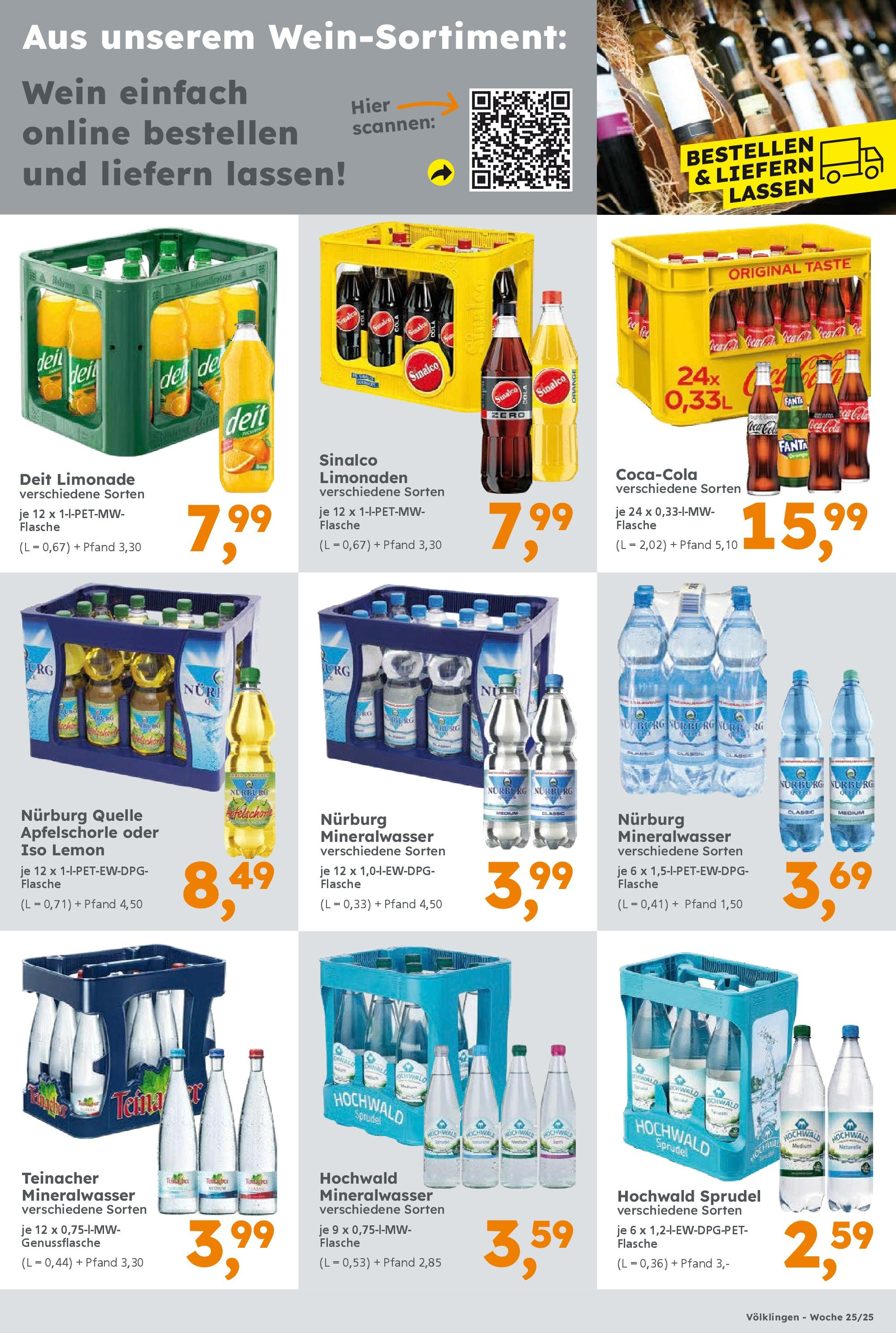 Globus Baumarkt prospekt Heusweiler	 (ab 15.06.2025) zum Blättern | Seite: 5 | Produkte: Cola, Limonade, Mineralwasser, Wein