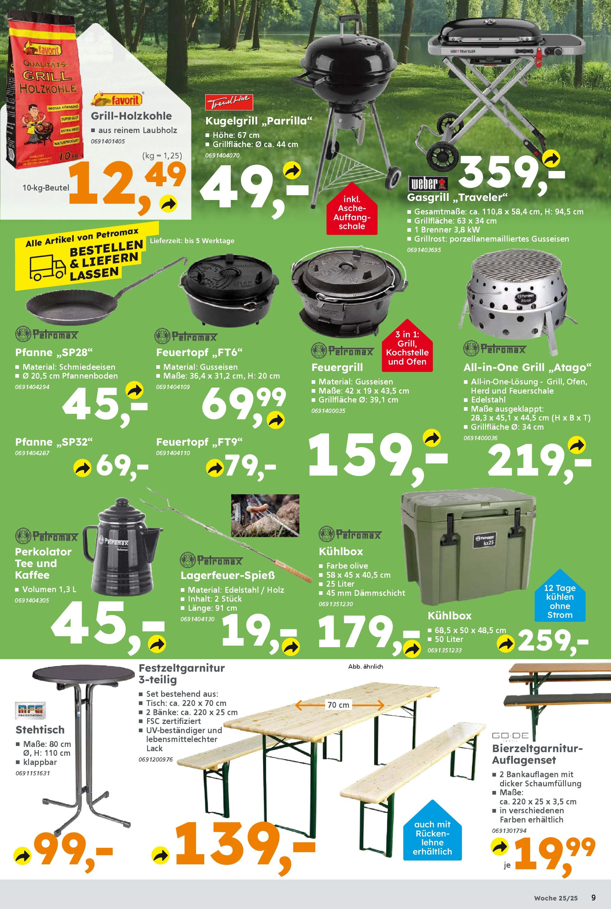 Globus Baumarkt prospekt Ilmenau	 (ab 15.06.2025) zum Blättern | Seite: 9 | Produkte: Herd, Ofen, Tisch, Tee