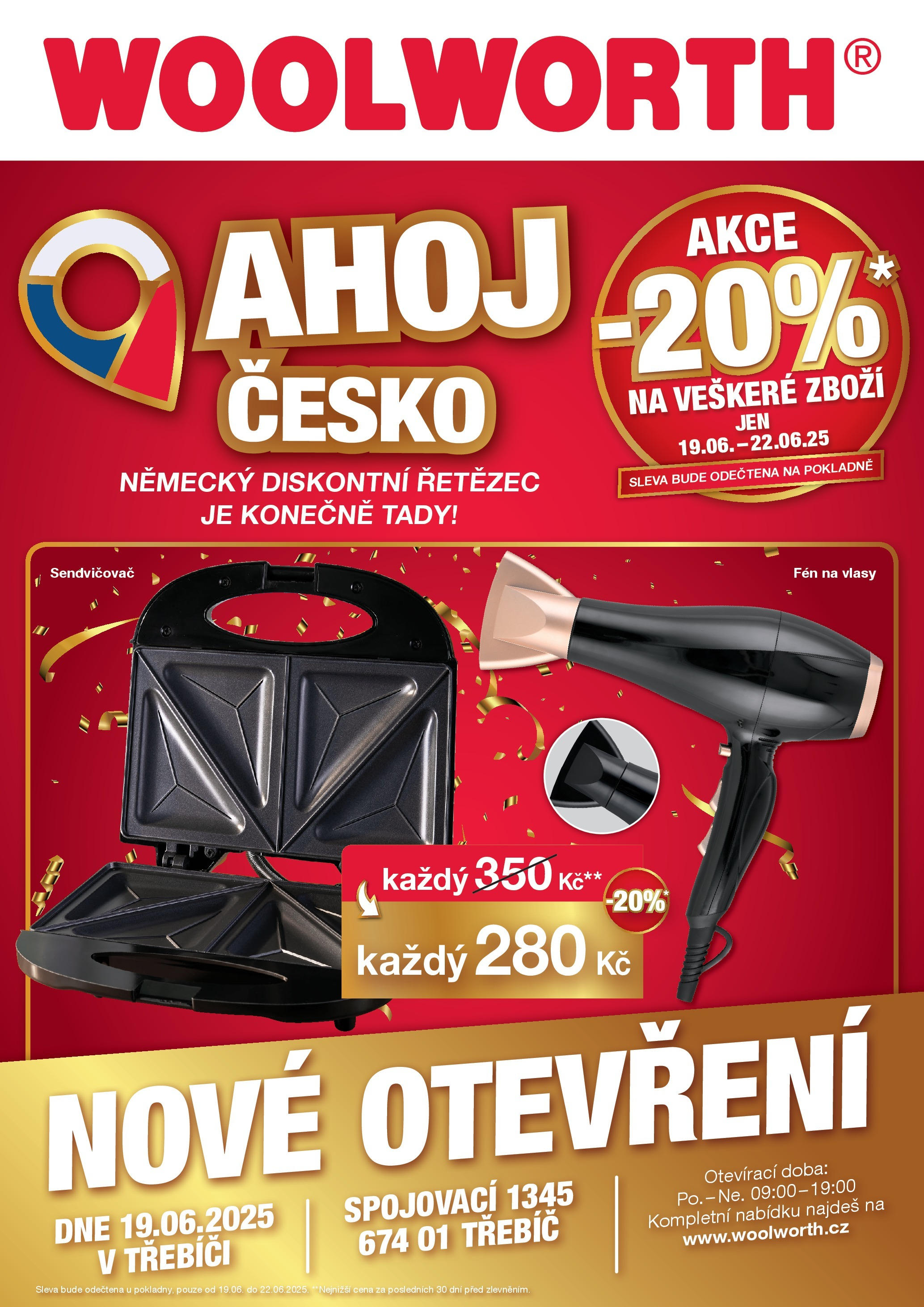 Woolworth Leták - Třebíč (19.06.2025 - 22.06.2025) Náhled nabídky: Woolworth Leták - Třebíč platný od 19.06.2025