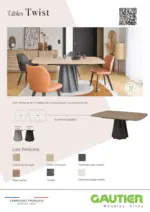 Gautier Tables Twist Fr - au 05.07.2025