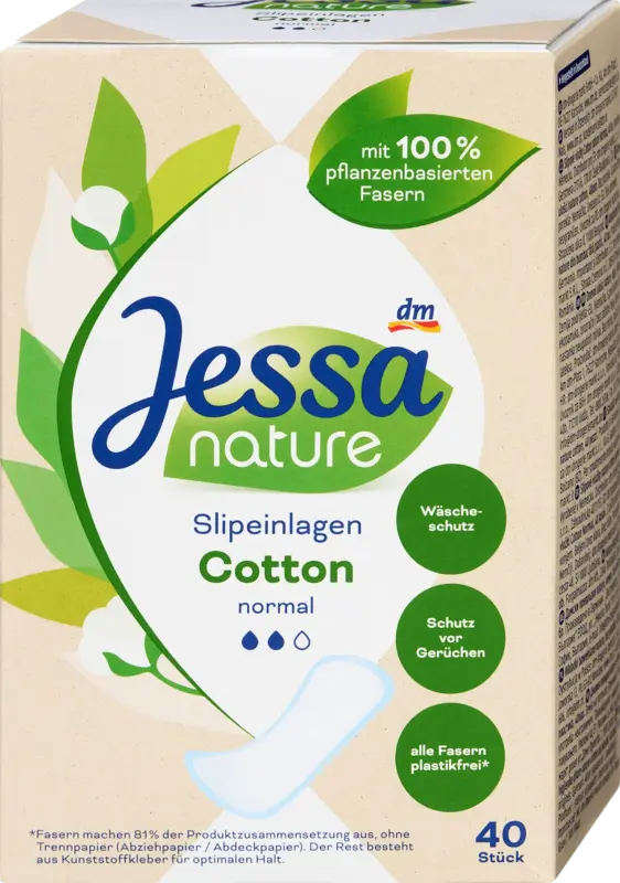 Jessa Slipeinlagen Cotton Normal nature