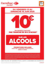 CE WEEK-END, OPERATION BON D’ACHAT SUR L’ALCOOL