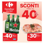 Sconti fino al 40%
