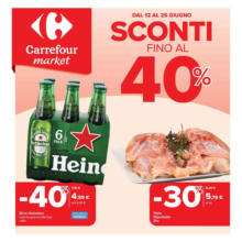 Sconti fino al 40%