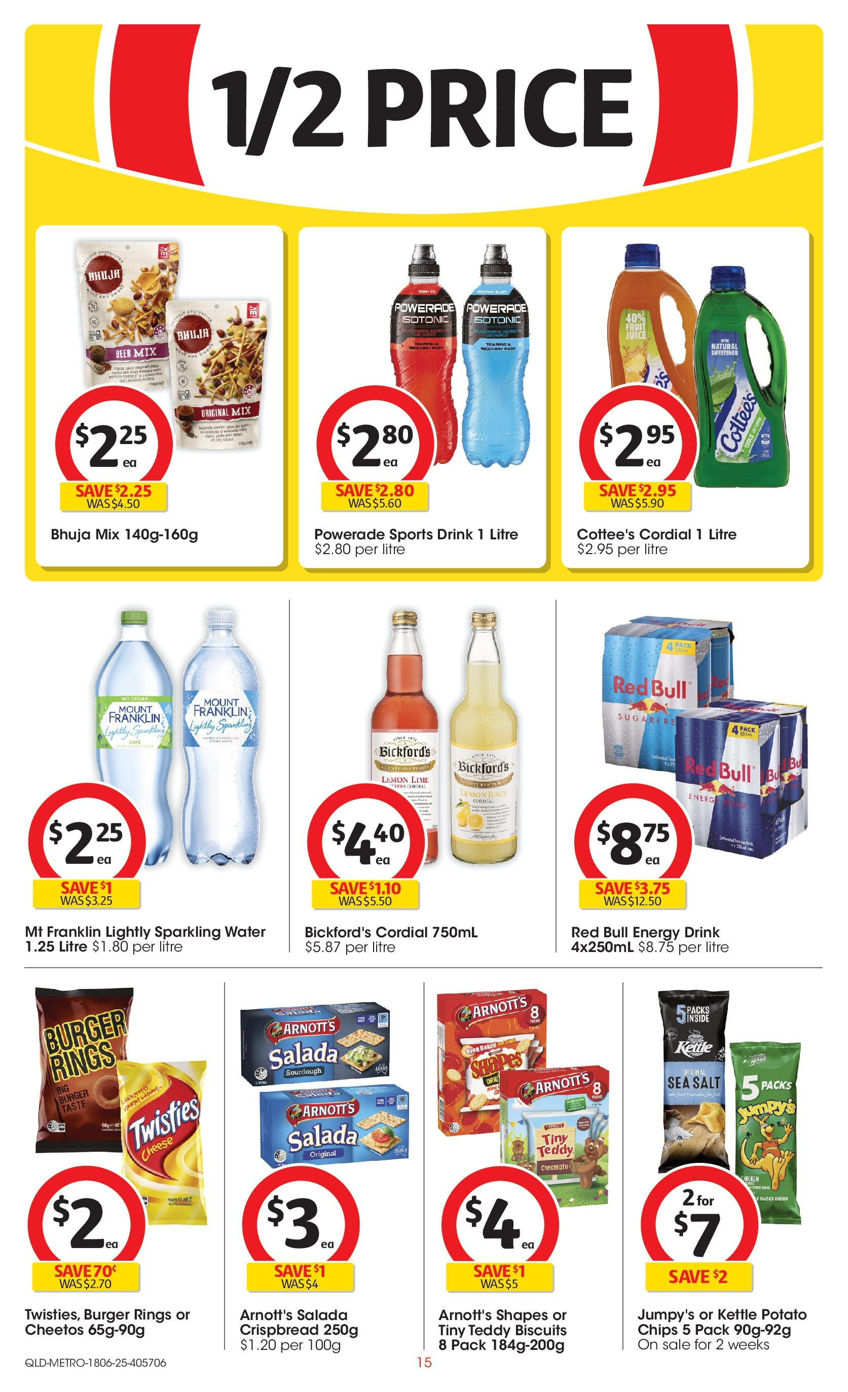 ﻿﻿Coles catalogue valid from 17/06/2025 > Online Australia | Page: 15 | Products: Energy drink, Beer, Sugar, Lemon