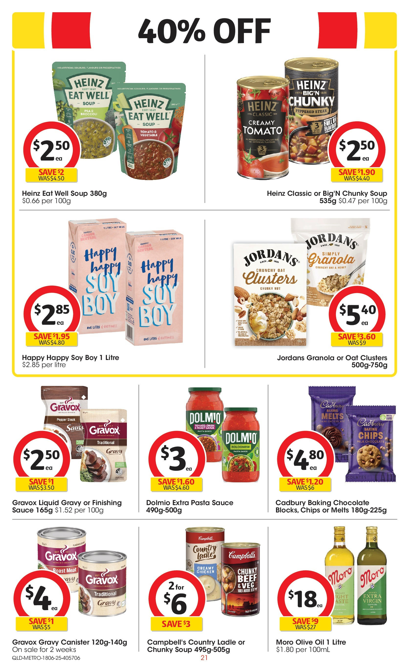 ﻿﻿Coles catalogue valid from 17/06/2025 > Online Australia | Page: 21 | Products: Bouteille de gaz propane, Chocolate, Meat, Sauce