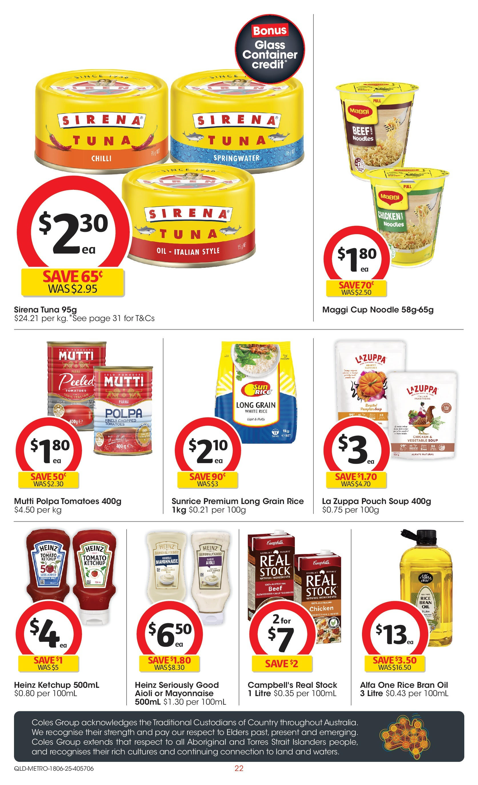 ﻿﻿Coles catalogue valid from 17/06/2025 > Online Australia | Page: 22 | Products: Oil, Noodles, Ketchup, Pumpkin