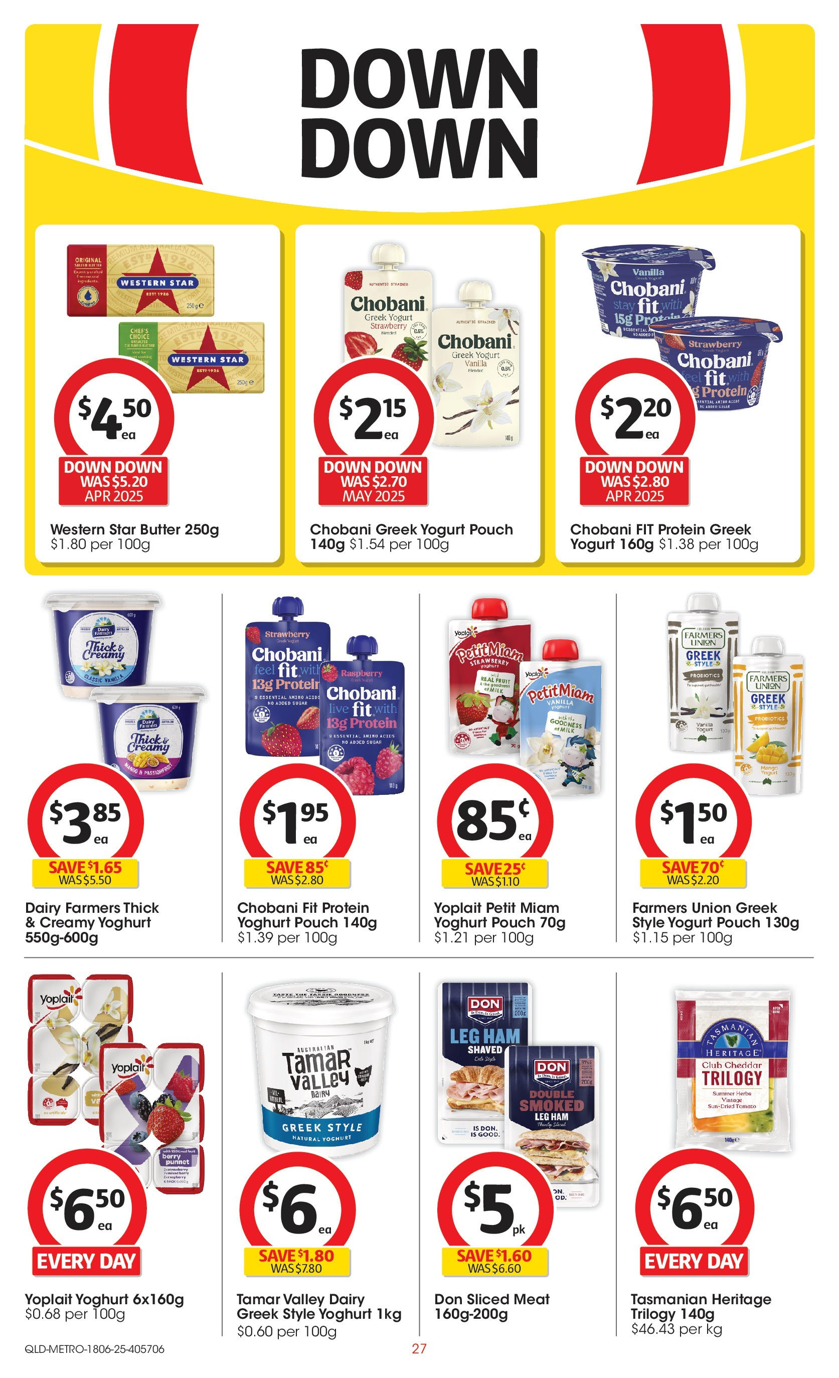 ﻿﻿Coles catalogue valid from 17/06/2025 > Online Australia | Page: 27 | Products: Dairy, Butter, Barbecue charbon, Eau minerale naturelle Wattwiller